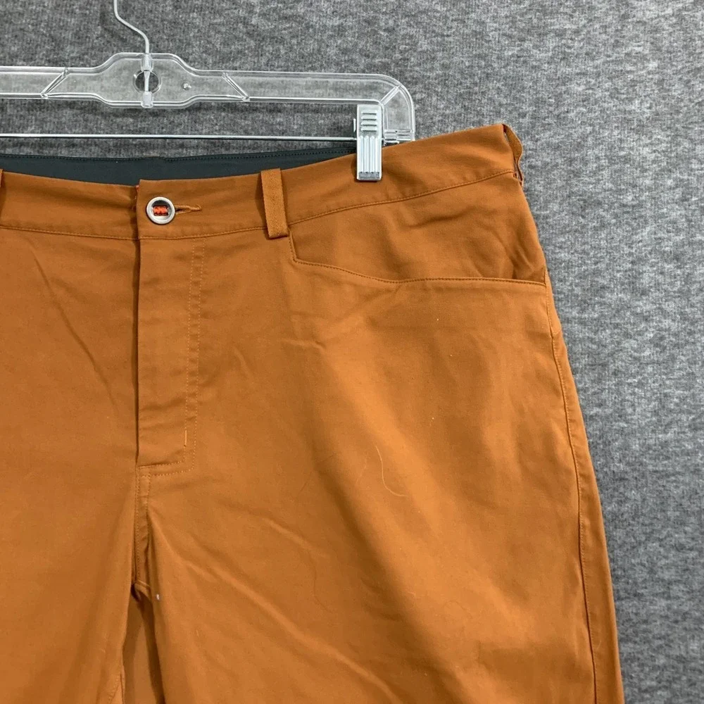 The North Face Beyond The Wall Rock Flashdry XD Shorts Men 38 Orange Hiking Camp